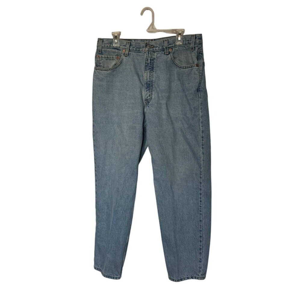 Vintage Levis Jeans Mens 36 Blue Denim 550 90s Y2K Relaxed Straight Skate 36x30 - Picture 1 of 14